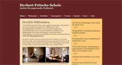 Desktop Screenshot of herbert-fritsche-schule.de