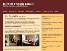 Tablet Screenshot of herbert-fritsche-schule.de